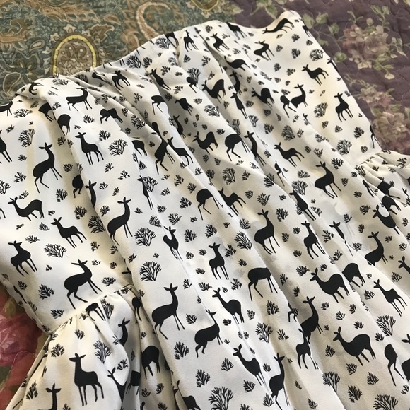 *RARE* Anna Sui for Anthropologie Deer-Print Dress - Picture 5 of 8